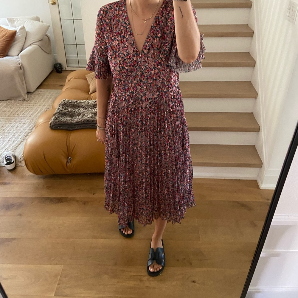 Floral dress.